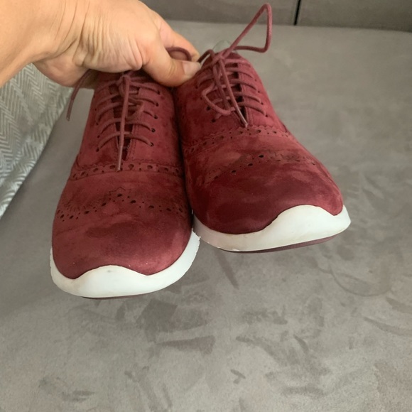 Cole Haan ZeroGrand Burgundy Wingtip Oxfords size 10 - Picture 11 of 15